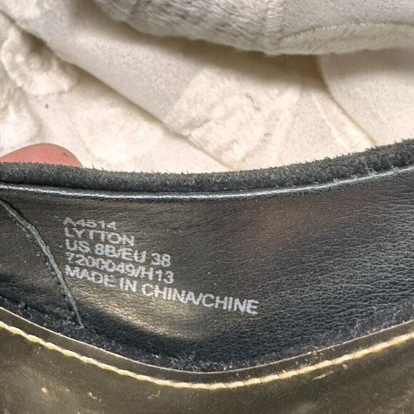 Coach Black Sz 8 L Stiletto Lytton Suede/Sparkly Party Glam Heel - Picture 12 of 13